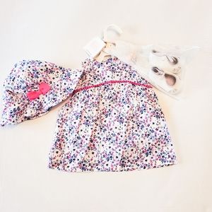 Janie & Jack Baby Shoes & Carters 3 pc Baby Girl